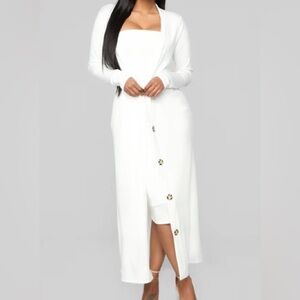 2 Piece Dress - White